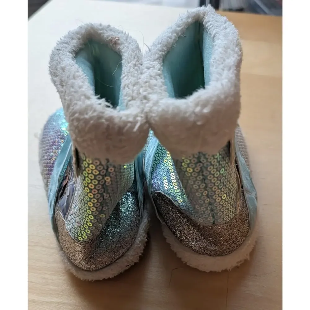 🧨Girls 11-12 Frozen Slippers